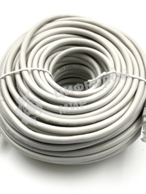 Патч-корд Buro UTP-5E-30M-G-LSZH серый UTP cat.5e RJ-45 (m)-RJ-45 (m) 30м