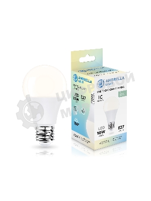 Лампа светодиодная 601004 LED A60 10W IC E27 4000K 175-265V