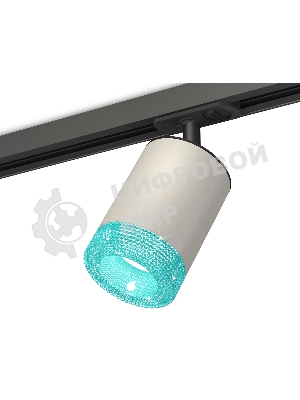 Светильник Ambrella light XT7423011 SGR/BL/SBK серый песок/голубой/черный песок MR16 GU5.3 (A2537, C7423, N7194)
