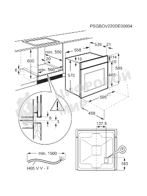 Духовой шкаф Electrolux EOD5H70BX