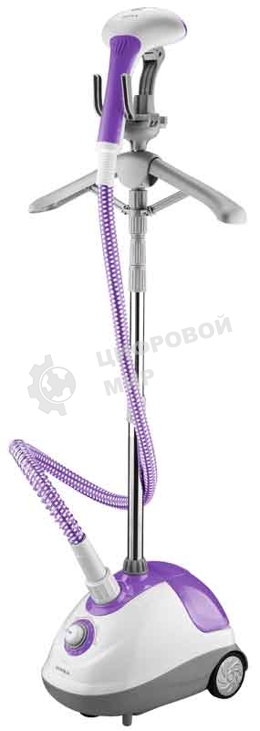 Отпариватель Supra SBS-161 белый/фиолетовый, 1650 Вт, 40 г/мин, 1500 мл