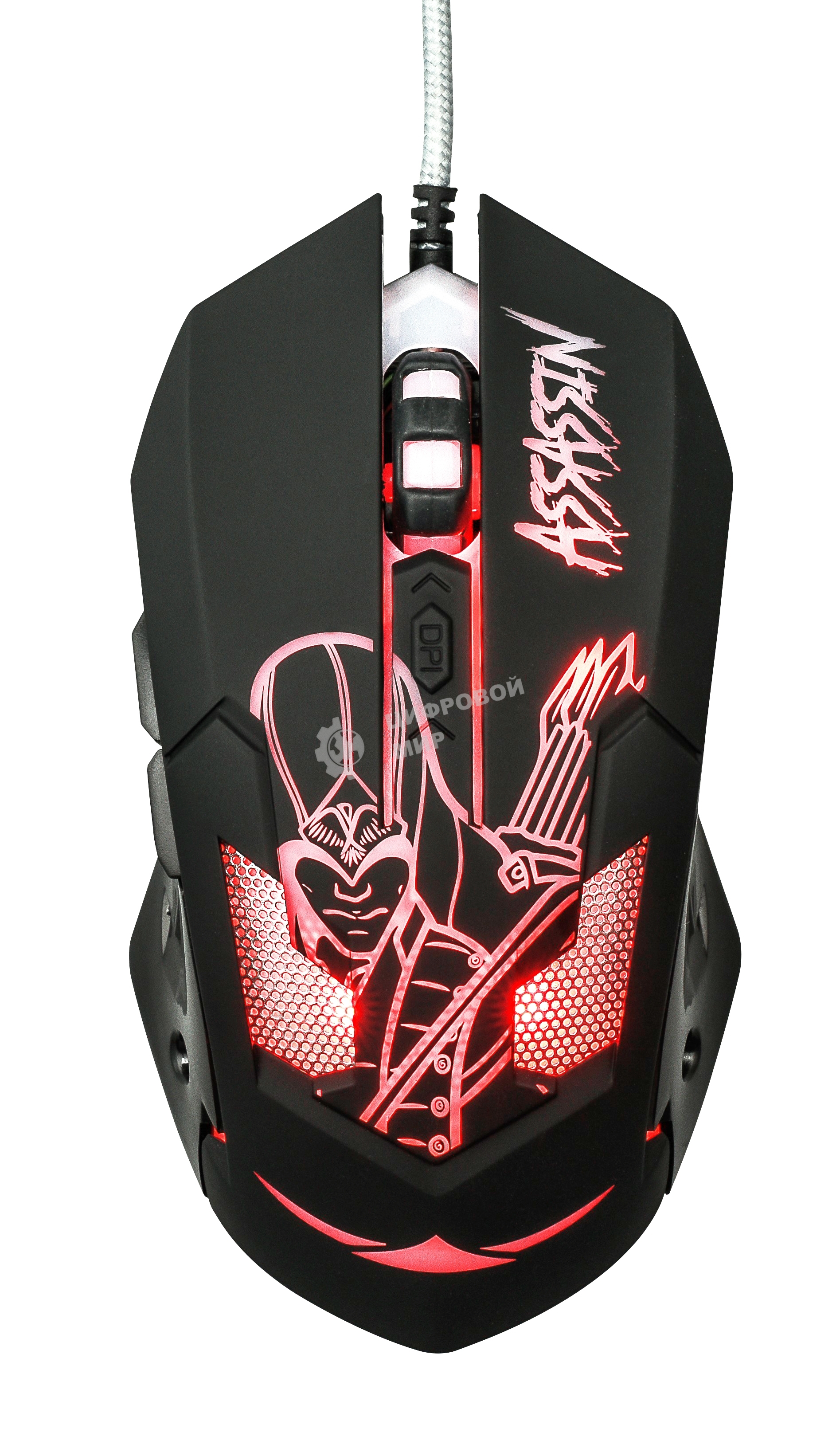 Мышь проводная Qumo Dragon War Assassin M33 черный, 3200 dpi, USB, кнопки - 6