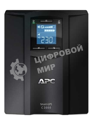 Источник бесперебойного питания APC Smart-UPS C SMC2000I 1300Вт 2000ВА черный