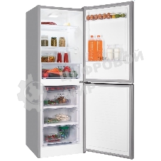Холодильник Nordfrost NRB 161NF S серебристый двухкамерный 170/105л морозилка снизу, No Frost