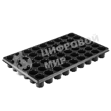 Кассета Россия для рассады, 52x31 см, высота 6 см, 54 ячейки, полистирол 64313