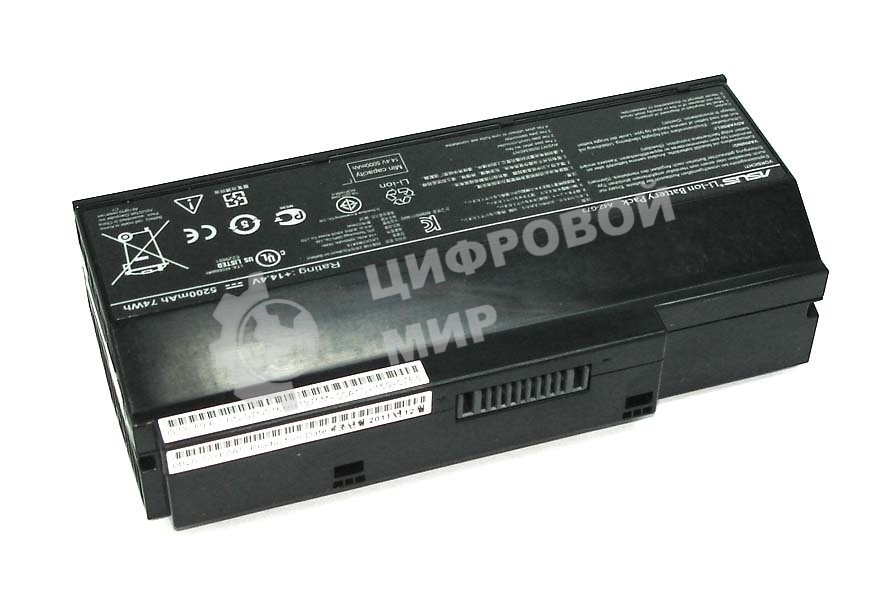 Аккумуляторная батарея для ноутбука Asus G53 14.4V 74Wh черный Orig