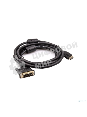 Кабель HDMI AM/DVI(24+1)M, 3 м, CU, 1080P@60Hz, 2F, VCOM CG484GD-3M