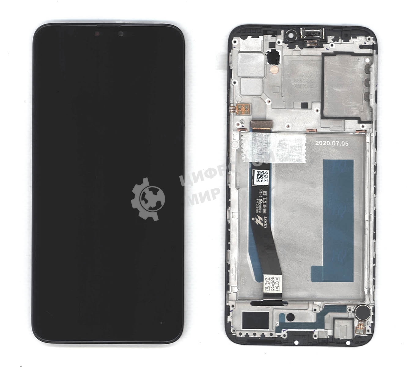 Дисплей для Asus ZenFone Max Shot ZB634KL, черный