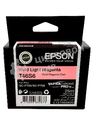 Картридж светло-пурпурный Epson T46S6 для SC-P700