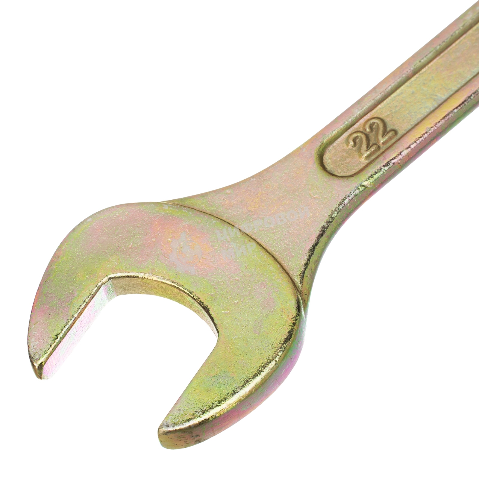 Набор ключей рожковых Сибртех 6-22 мм, 8 шт, желтый цинк Сибрех