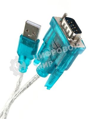 Кабель AM/Com port 9pin 1.2м VCOM адаптер USB -> RS232, DE9P (добавляет в систему новый COM порт), VUS7050