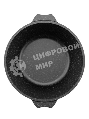 Кастрюля Гранит черный 2 л АП 42802