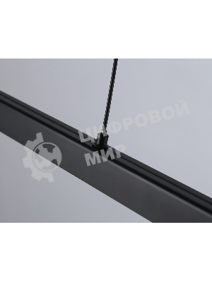 Трековый однофазный подвесной светодиодный светильник Ambrella light GL6785 BK черный LED 24W 3000K 600*22*1025