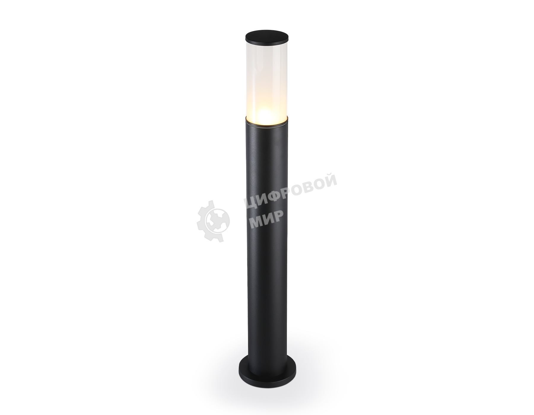 Светильник Ambrella light ST2459 BK/FR черный/белый матовый IP54 E27 max 40W D90*800