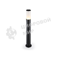 Светильник Ambrella light ST2459 BK/FR черный/белый матовый IP54 E27 max 40W D90*800