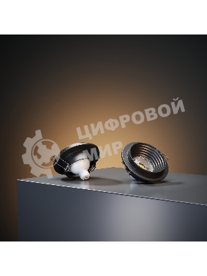 Светильник встраиваемый GU10 25007/01 чёрный