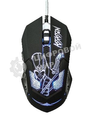 Мышь проводная Qumo Dragon War Assassin M33 черный, 3200 dpi, USB, кнопки - 6