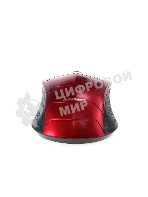 Мышь беспроводная Crown CMM-934W красный/черный, 1200 dpi, радиоканал, USB, кнопки - 4