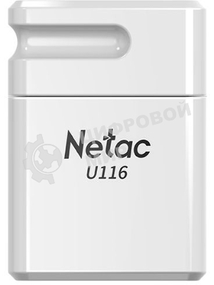 Флешка USB Netac U116 (NT03U116N-032G-20WH), 32Gb, USB 2.0, R/W 70/30, белый