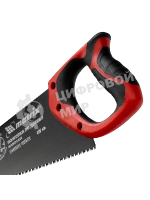 Ножовка по дереву Matrix, 400 мм,7-8 TPI,зуб-3D,каленый зуб,тефл.покр.полотна,двухкомпонентнаярук-ка