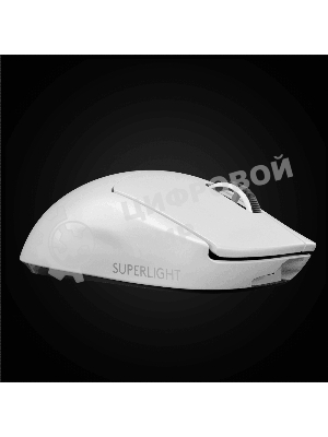 Мышь беспроводная Logitech G PRO X SUPERLIGHT белый, 25600 dpi, радиоканал, USB, кнопки - 5