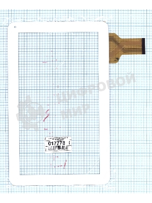 Сенсорное стекло (тачскрин) XC-PG1010-005FPC (257x159мм), белое