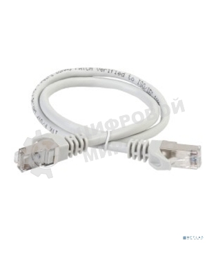 Коммутационный шнур (патч-корд) ITK PC01-C5EFL-3M, cat.5e FTP, LSZH, 3м, серый