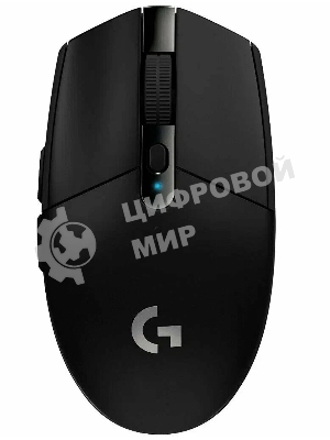 Мышь беспроводная Logitech G304 Lightspeed черный, 12000 dpi, радиоканал, USB, кнопки - 6