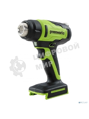 Фен строительный аккумуляторный GreenWorks G24HG, 24V, без АКБ и ЗУ (3400207)