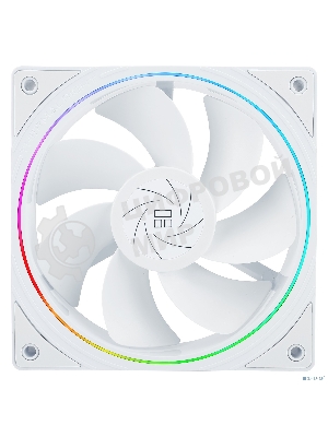 Кулер для корпуса Thermalright TL-S12RW Reverse (120x120x25mm, 4-pin PWM, ARGB, 47.6CFM, 23.2dBA, 1500RPM, White)
