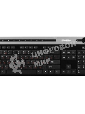 Клавиатура SVEN KB-E5500W беспроводная, радиоканал, чёрный