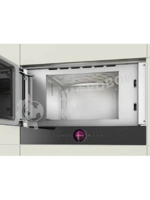 Встраиваемая микроволновая печь Bosch BEL7321B1 900Вт, 5 режимов, кварцевый гриль,инвертер, 21 л, черный, петли слева