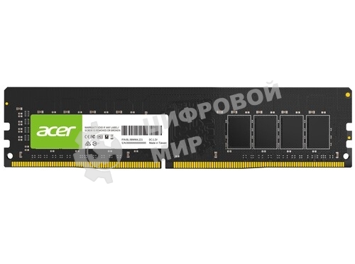 Память ACER DDR4 DIMM 16Gb UD100 (PC25600, 3200MHz, CL22, 1.2V, RTL) (BL.9BWWA.227)