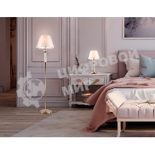 Светильник Ambrella light LH71028 BS/WH латунь/белый E27 max 60W D360*1550