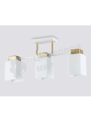 Светильник Ambrella light TR303045/3 WH/GD белый/золото E27/3 max 60W 540*100*270
