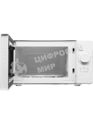 Микроволновая печь WILLZ MOS-2008MW белый, 20 л, 700 Вт, переключатели - поворотный механизм
