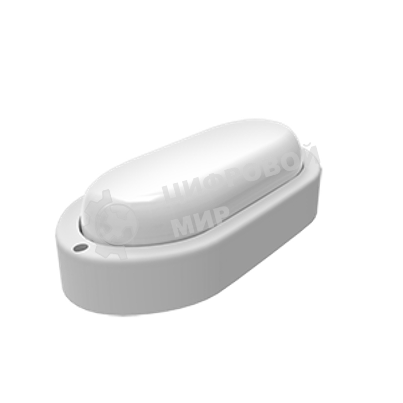 Светильник ЖКХ Gauss LITE овал 12W 980lm 6500K 200-240V IP65 160x90x46мм белый LED 1/40