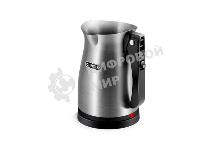 Электрическая турка Centek CT-1099 SS серебристый, исп. кофе - молотый, 0.5 л, 480 Вт