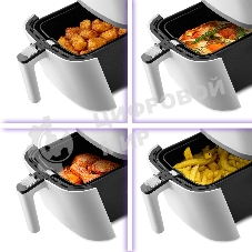 Аэрогриль Kitfort KT-2217 1500Вт белый/черный
