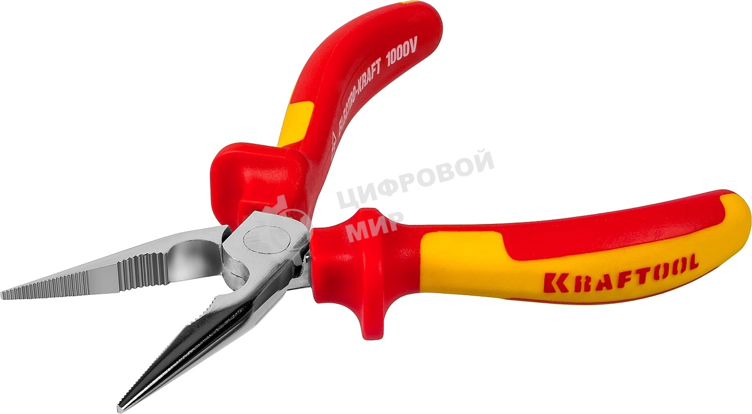Тонконосы KRAFTOOL 2202-3-16_z01 electro-kraft cr-mo сталь двухкомп. рукоят. хром. покр. 160мм