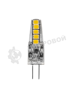 Лампа светодиодная Rexant капсульного типа JC-SILICON G4 220 В 2 Вт 2700 K теплый свет (силикон)