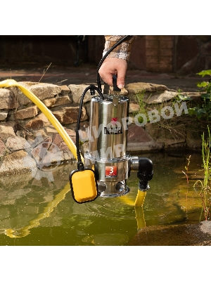 Насос Denzel DP1100X дренажный 1100Вт подъем 11м 15500л/ч