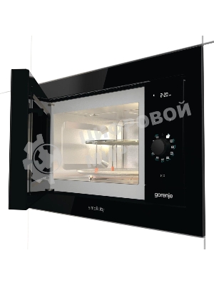 Встраиваемая микроволновая печь GORENJE BM235G1SYB черный 23 л, 900 Вт, переключатели - поворотный механизм/сенсор