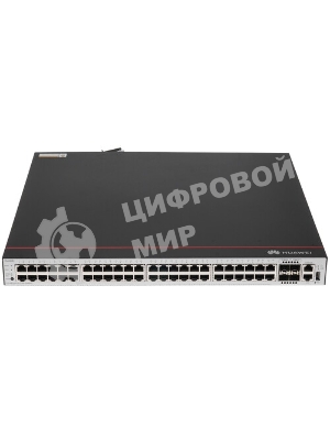 Коммутатор Huawei S310-48T4S L2+ (static route), 48*10/100/1000BASE-T ports, 4*GE SFP ports,