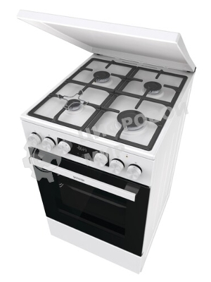 Плита комбинированная Gorenje GK5C42WF-B белый, конфорок 4 газовых, духовка 70 л, 50 см x 85 см x 59.4 см