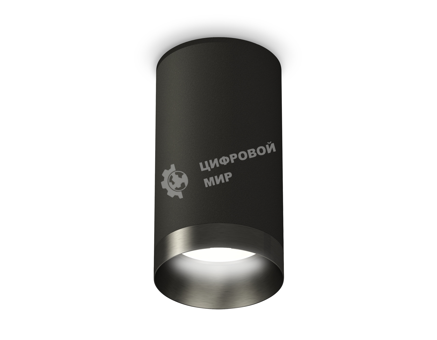 Светильник Ambrella Light XS6323021 SBK/PBK черный песок/черный полированный MR16 GU5.3 (C6323, N6131)
