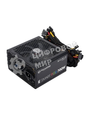 Блок питания Thermaltake Smart RGb (PS-SPR-0700NHSAWE-1), 700Вт, 80 PLUS, 120мм, черный