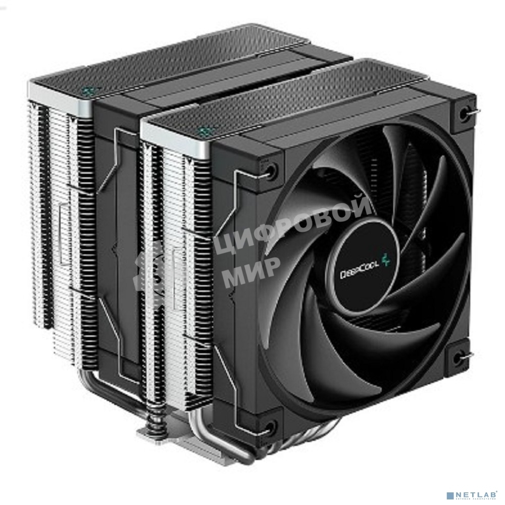 Кулер для процессора DEEPCOOL AK620 черный, 120 мм, алюминий/медь, 1850 об/мин, 28 дБ, 4 pin, 260 Вт, 162 мм