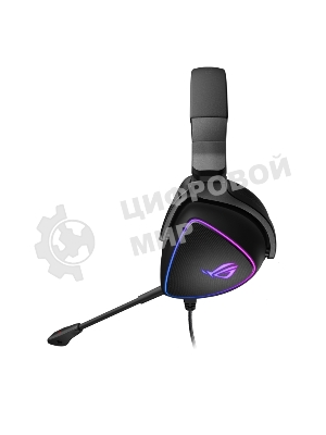 Гарнитура ASUS ROG Delta S чёрный, проводная, USB, подсветка