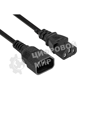 Кабель питания ExeGate Special EC-3S (C13->C14, 3*1.0мм2, CCA, черный, 3 м)